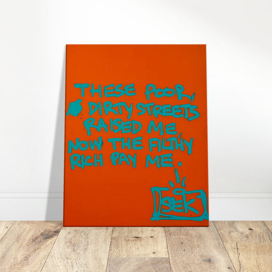 SEK - These Streets - Canvas Print